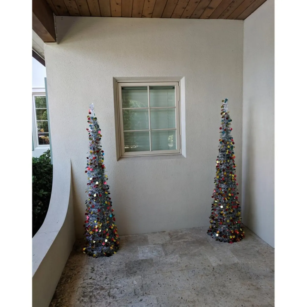 Winter Lane 6' Illuminated Slim Pop-Up Holiday Tree