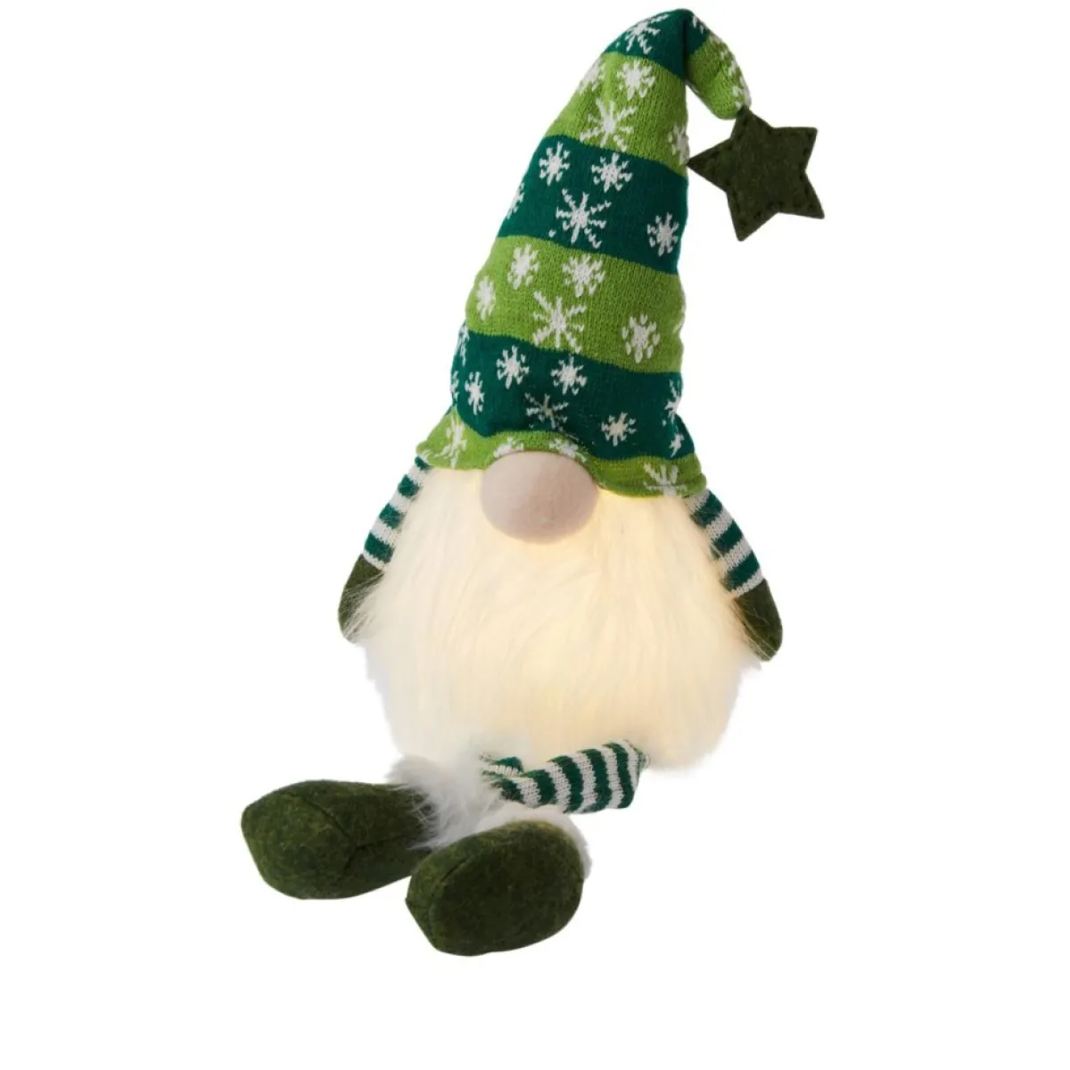 Winter Lane 27" Lighted Gnome Shelf Sitters Discount