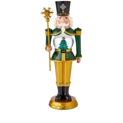 Winter Lane 13" Toy Soldier With Lit Water Globe Best