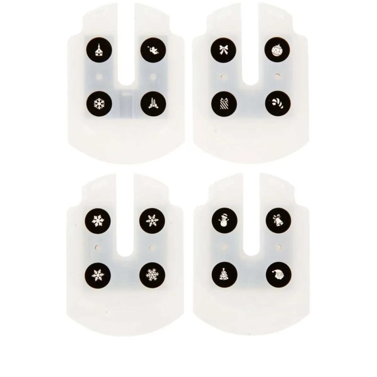 Winter Lane Holiday Glitter Projector Candle With Remote Hot