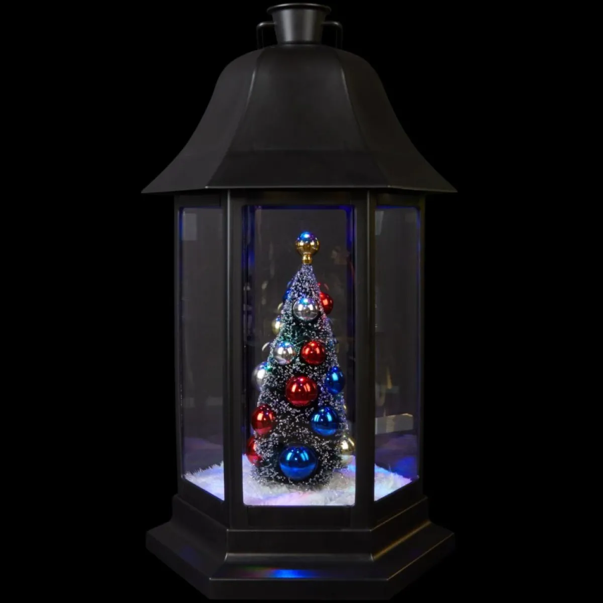Winter Lane Holiday Led Projection Lantern New
