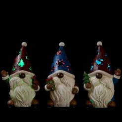 Winter Lane Led Cutout Gnome Figures - Set Of 3 Black Best