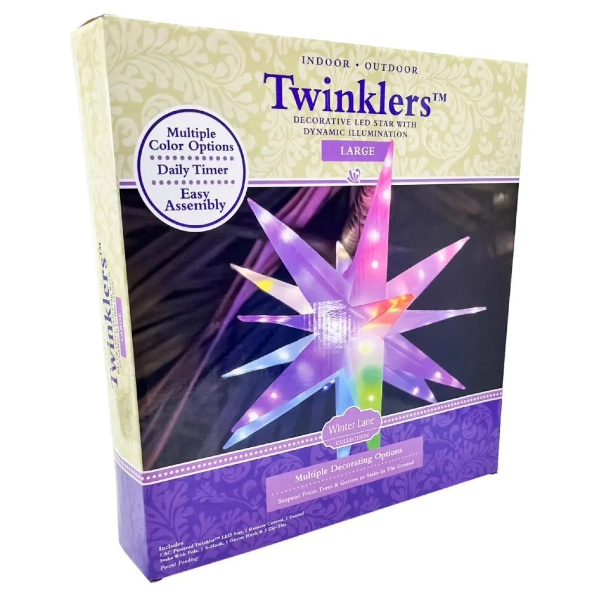 Winter Lane Multifunction 22" Twinkler With Remote Sale