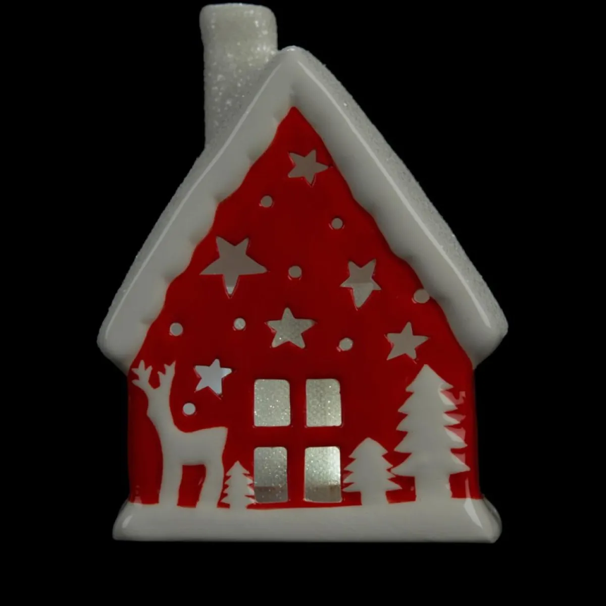 Winter Lane 2-Pack Handpainted 2-In-1 Removable House Stocking Holders