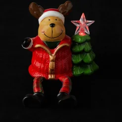 Winter Lane Set Of 3 Illuminated Dangle Sitters Best