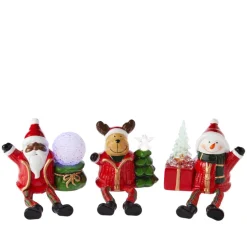 Winter Lane Set Of 3 Illuminated Dangle Sitters Best