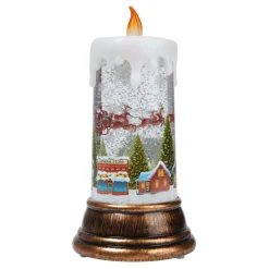 Winter Lane Spinning Led Glitter Candle Sale